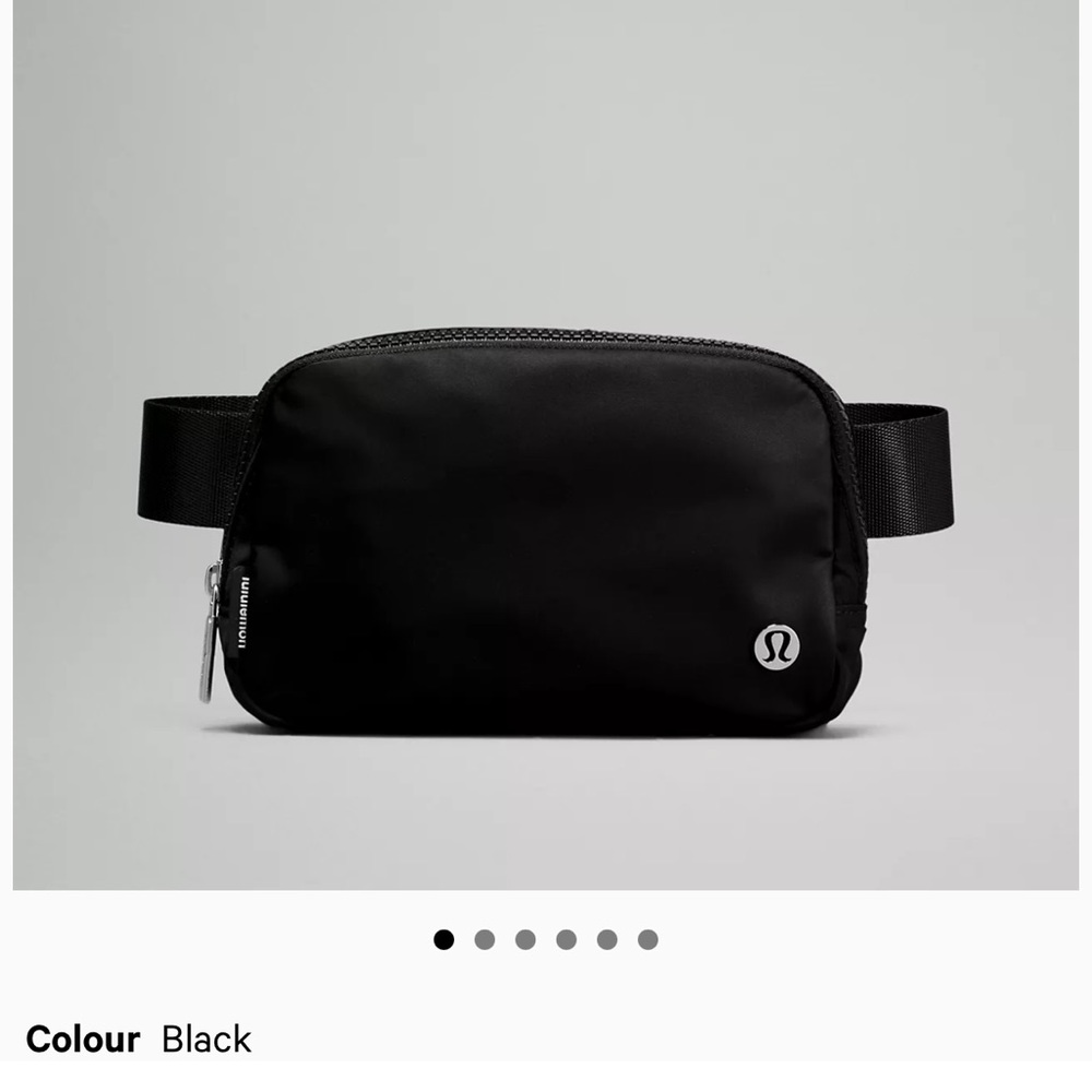 Lululemon BLACK Everywhere Belt Bag NWT